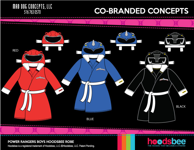 Power Rangers Hoodsbee Robes