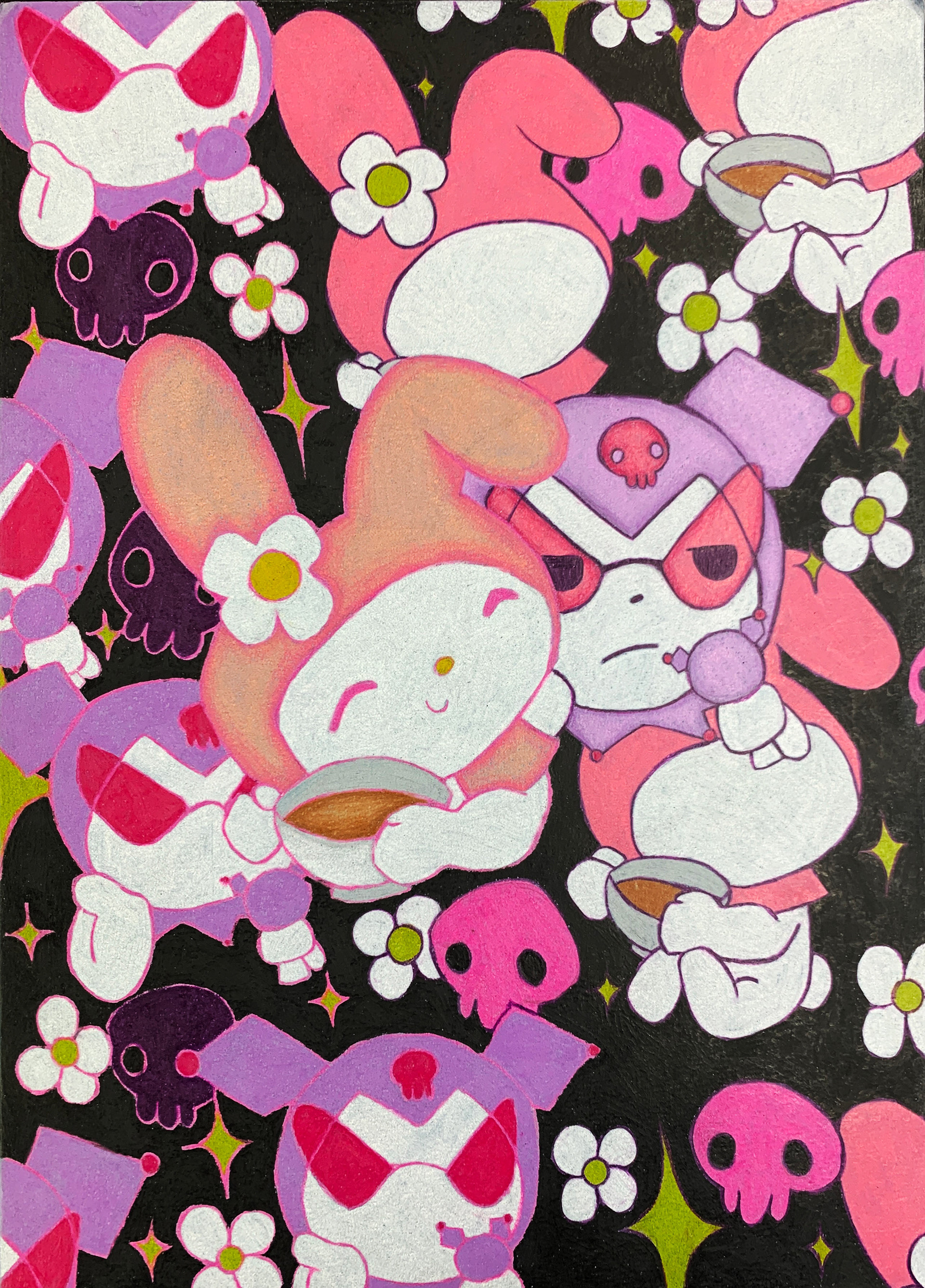 MURAKAMI INSPIRED POP ART. Studio in Art. Grade 8