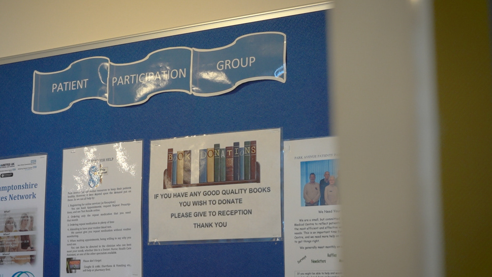 patient participation group noticeboard