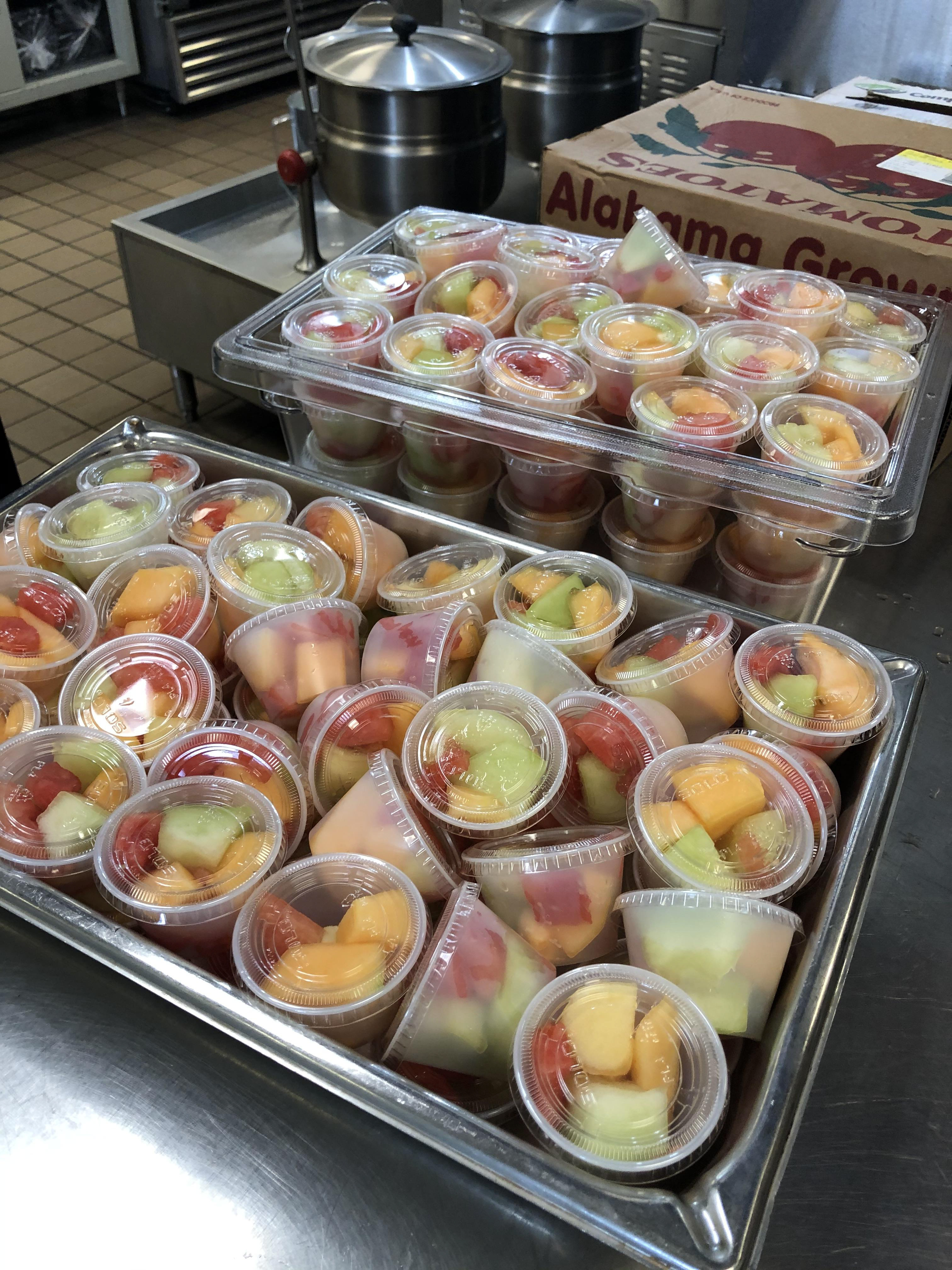 Ensuring fresh fruit is available at every meal!
