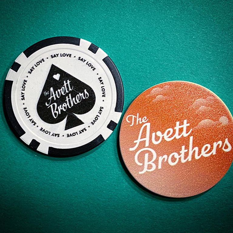 Avett Mail: Poker chip option 1 finished piece