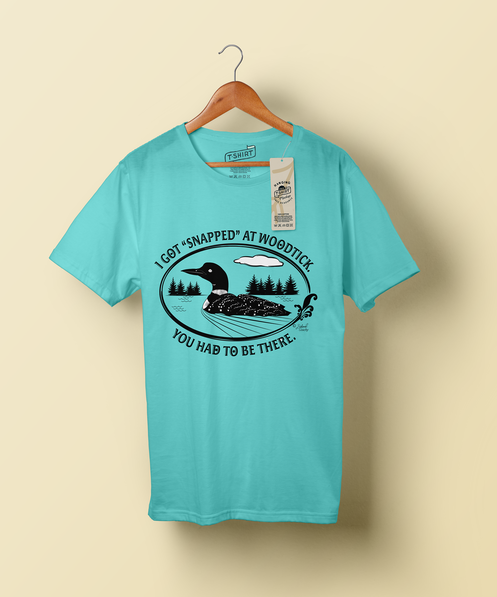 Woodtick T-Shirt Design, front.