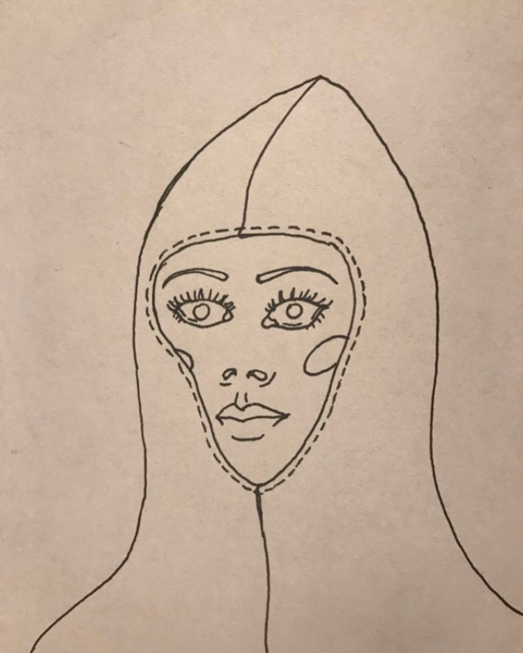 untitled; ink pen