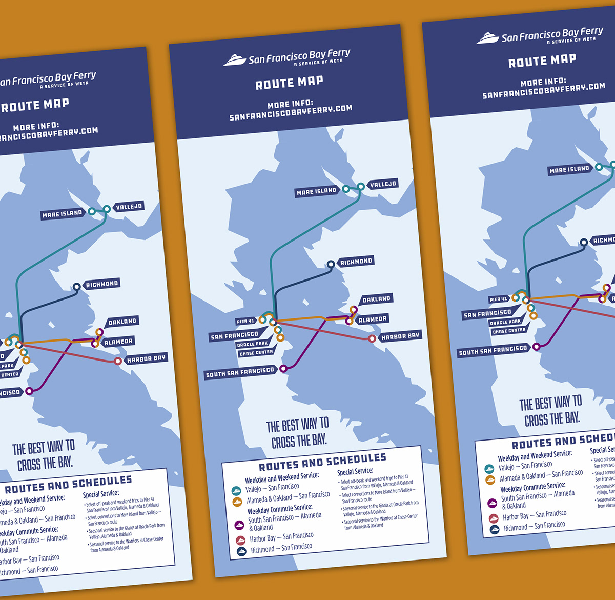 Douglas Heintz - San Francisco Bay Ferry System Map