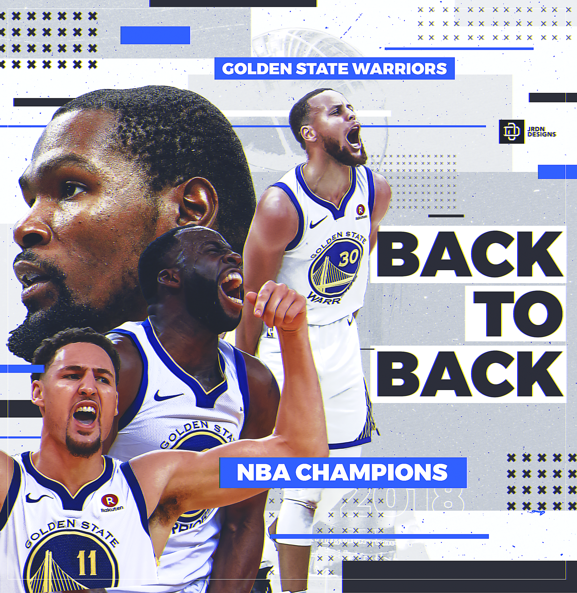Back-to-back champion Warriors dealt with back-to-back challenges