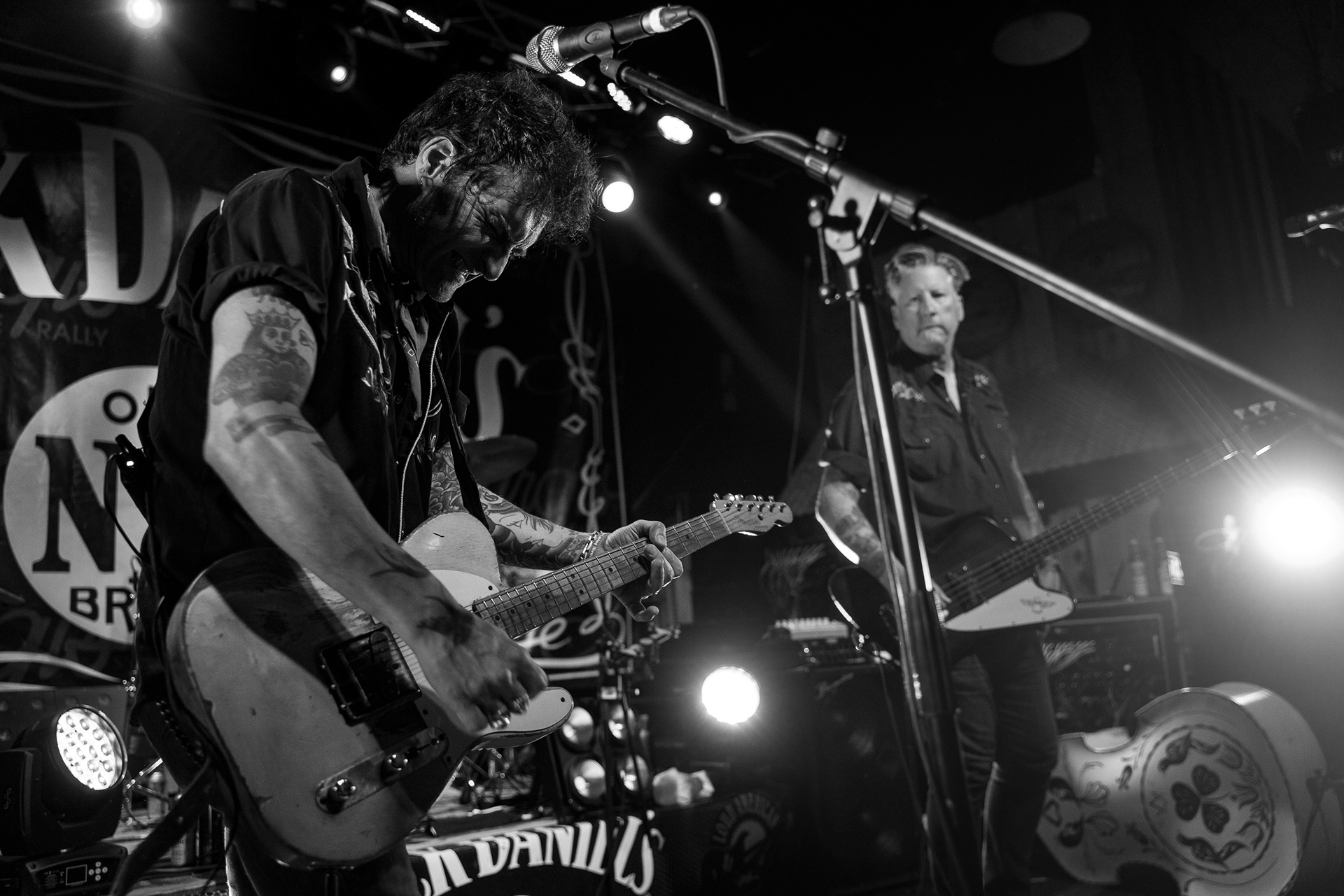 David Graham and the Eskimo Brothers perform at the Loud American Roadhouse during the fifth day of the 81st Sturgis Motorcycle Rally in Sturgis, South Dakota. 08.09.21.