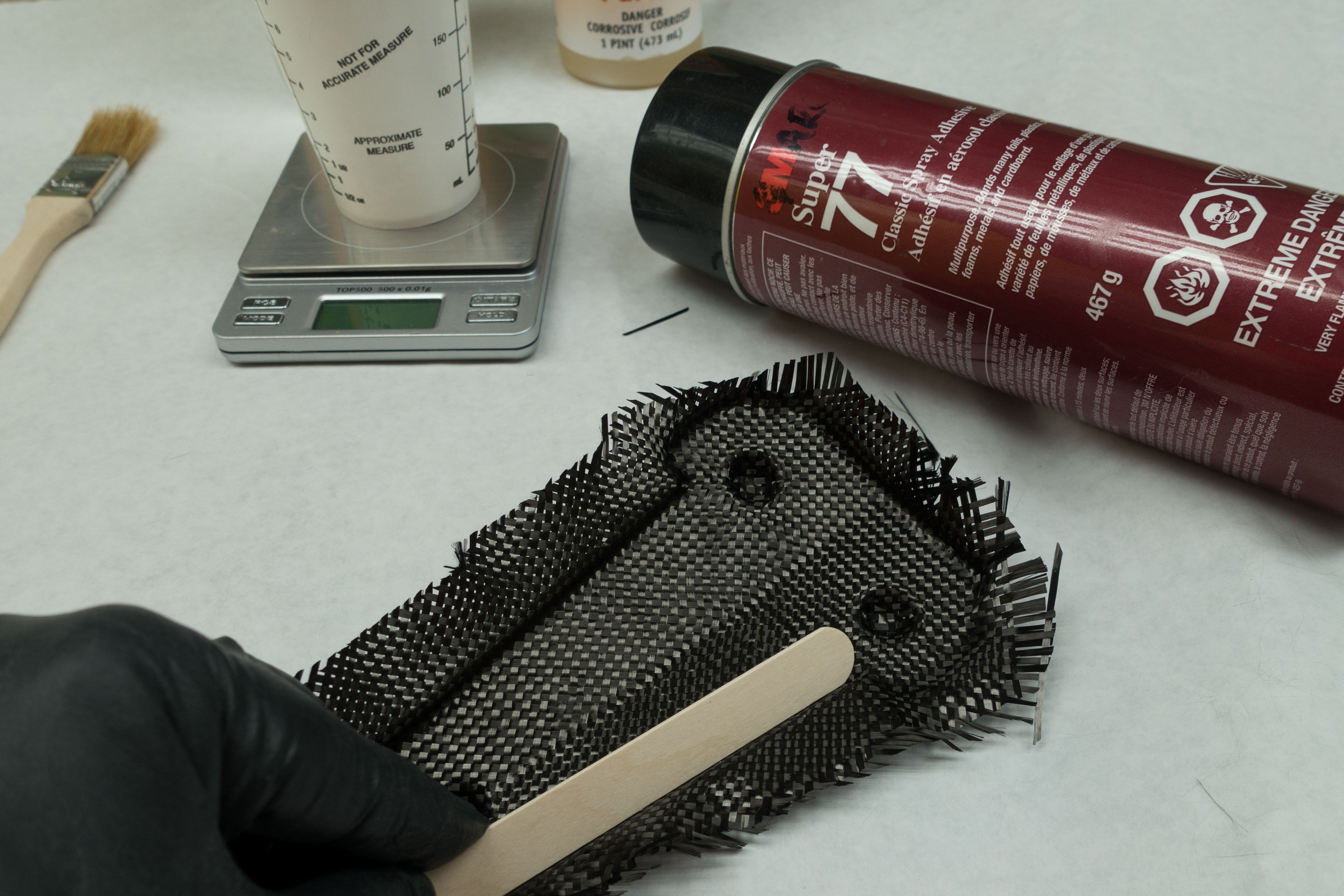Composite layup in 3D printed mold
