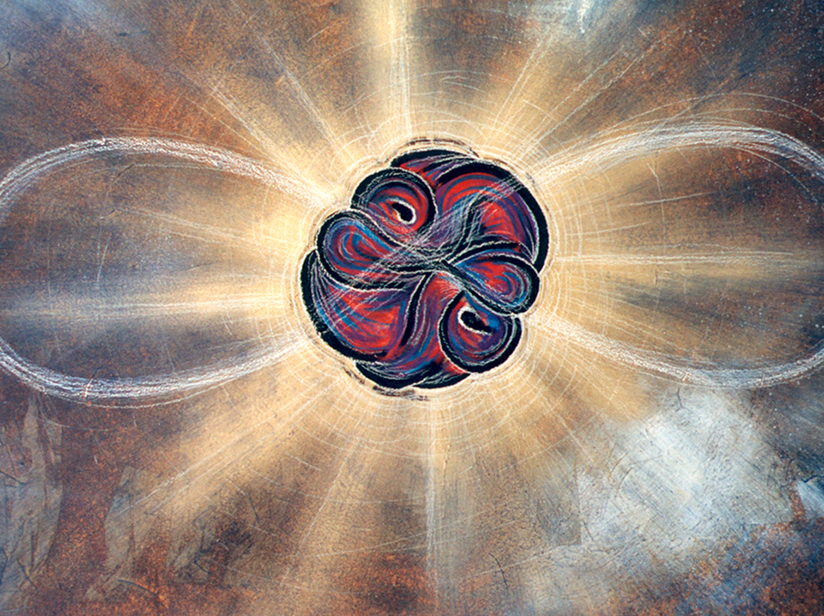 Acrylic on Metal plate