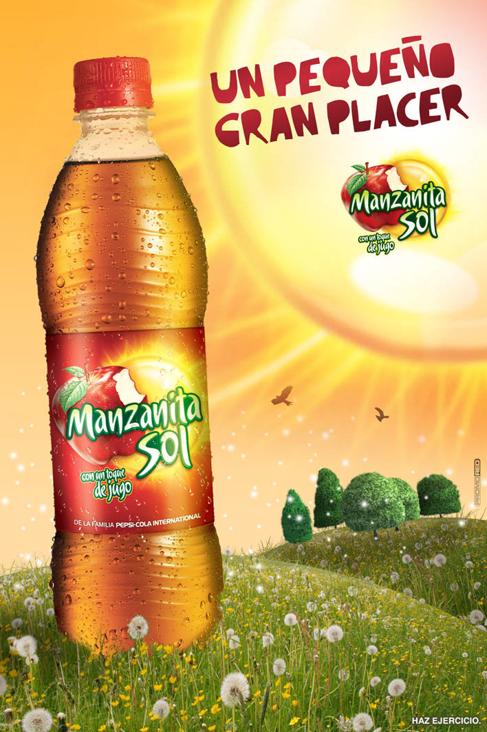 Refresco Manzanita Sol 6 pack latas de 355 ml c/u Walmart