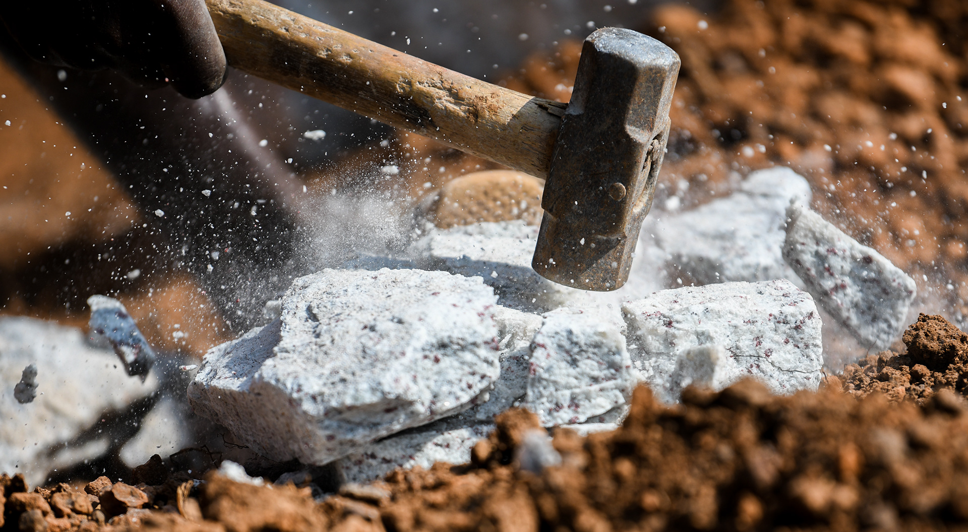 Terrence Marselle - Breaking and Head-loading Rocks in the Hot Sun - Part 2