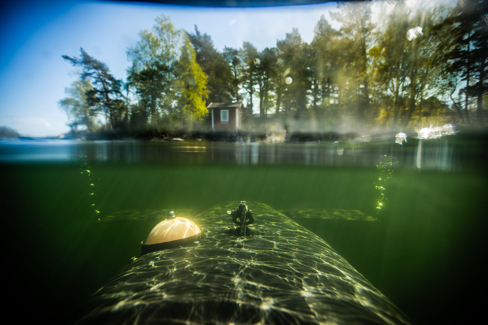 The only submarine for civil use in Northern Europe is at Djurönäset.