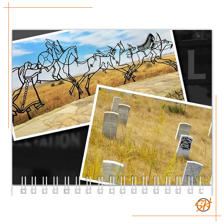 monthly top image for souvenir calendar layout