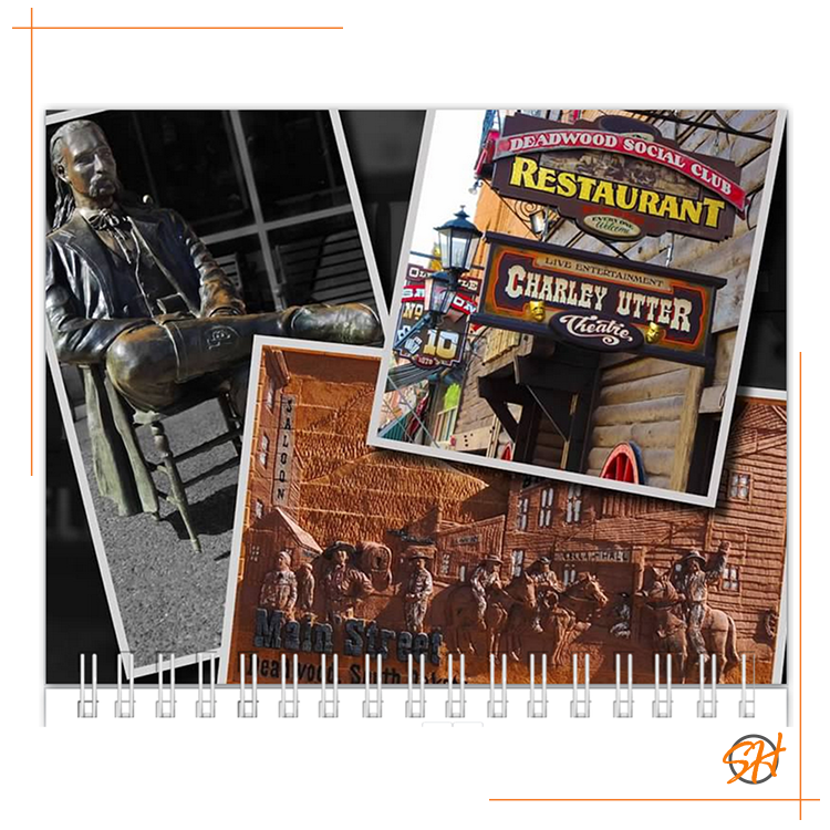 monthly top image for souvenir calendar layout