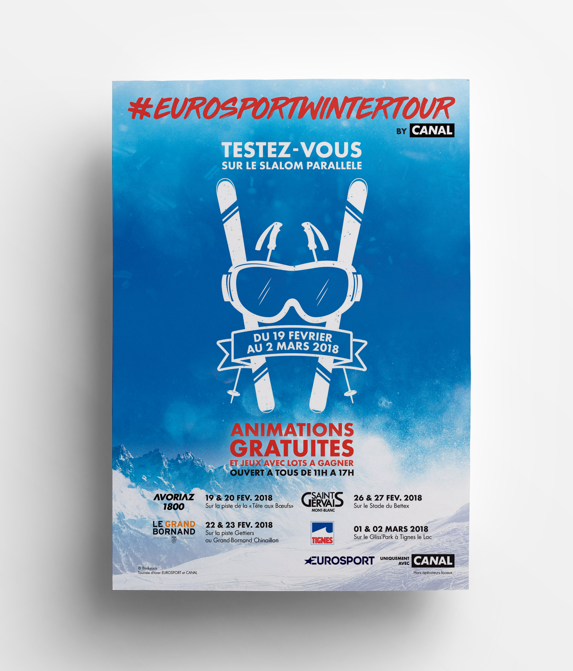 Affiche Eurosport Winter Tour 2018