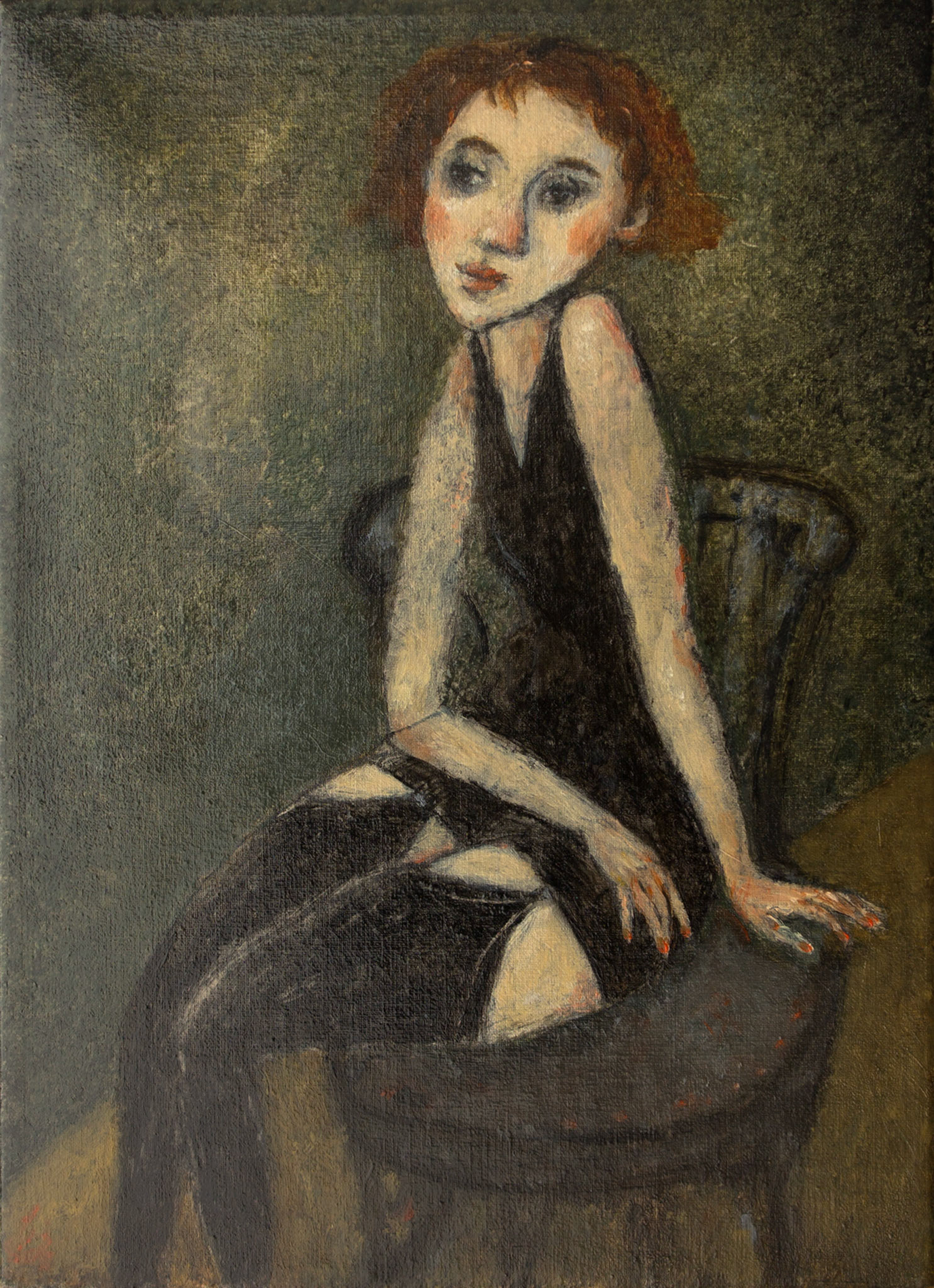 LA PETITE, oil on canvas, 37x27cm. SOLD