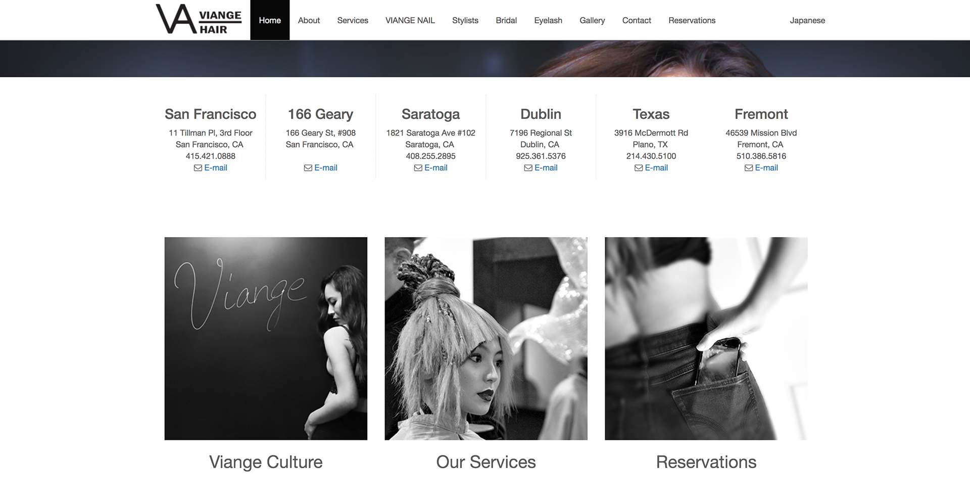Current website