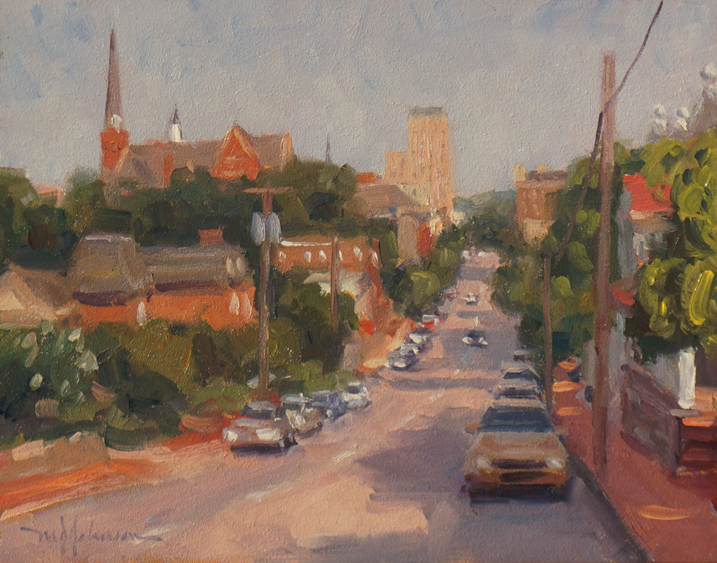 Good Morning Church Street (2019)* - 11x14 - Sold