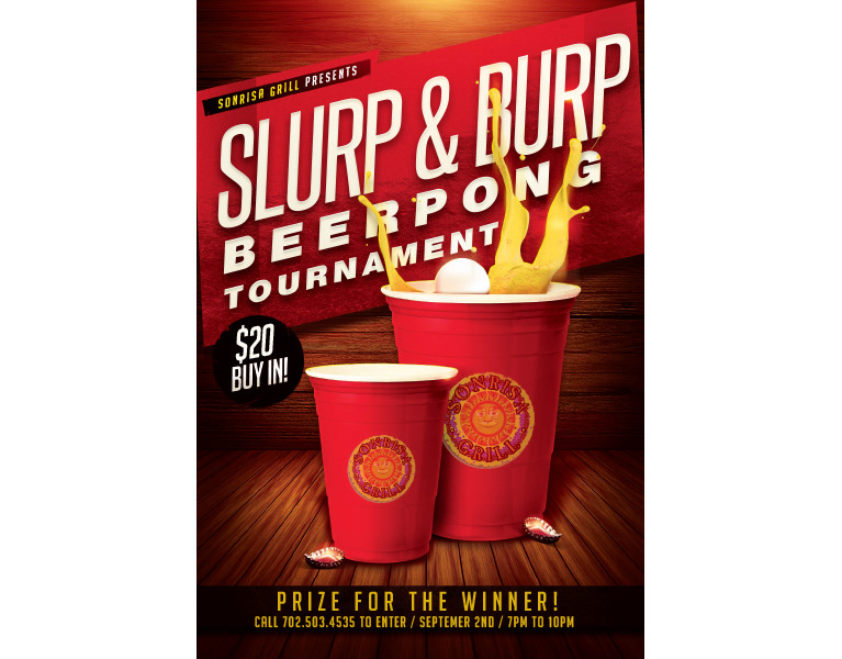 Jokic Design - Slurp & Burp Flyer