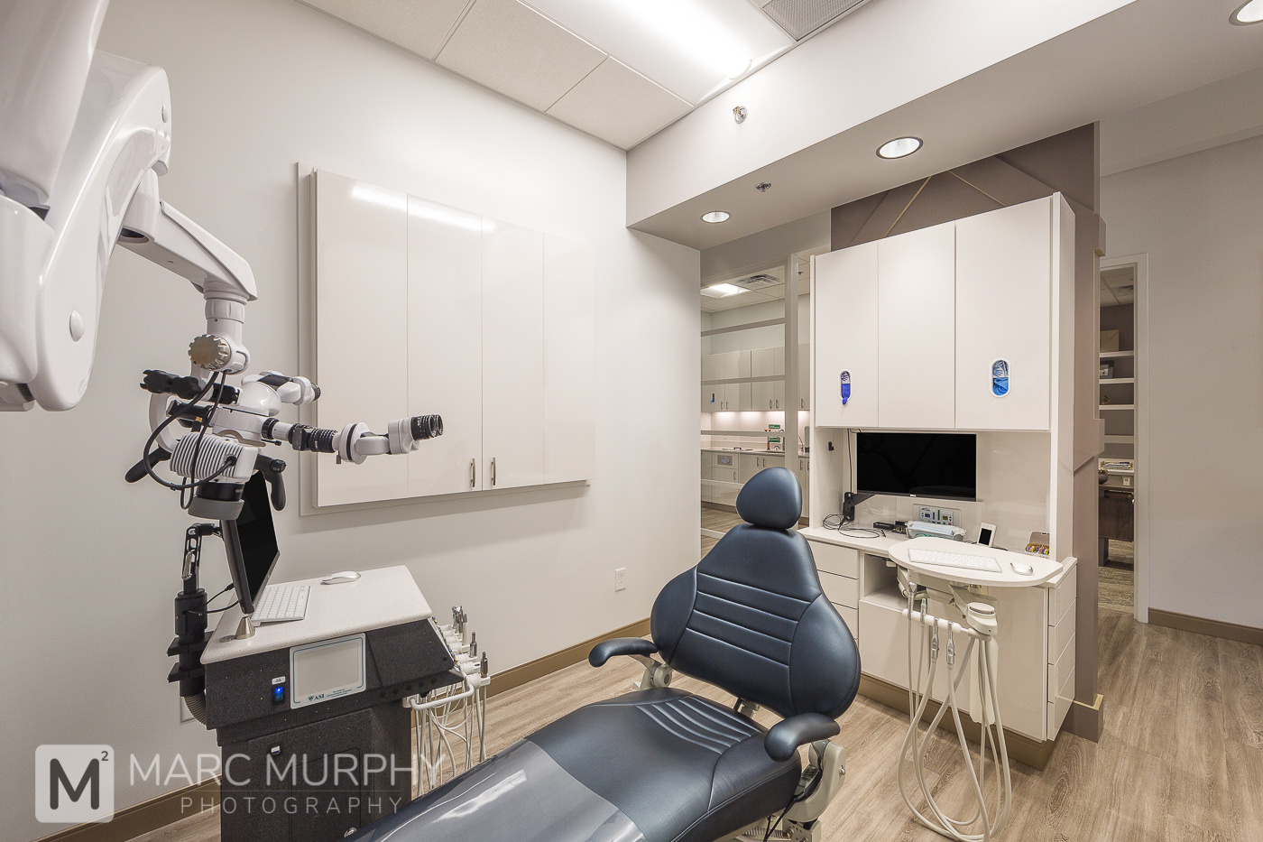 Sturgill Endodontics Office Exam Room with Exam Chair and Computer