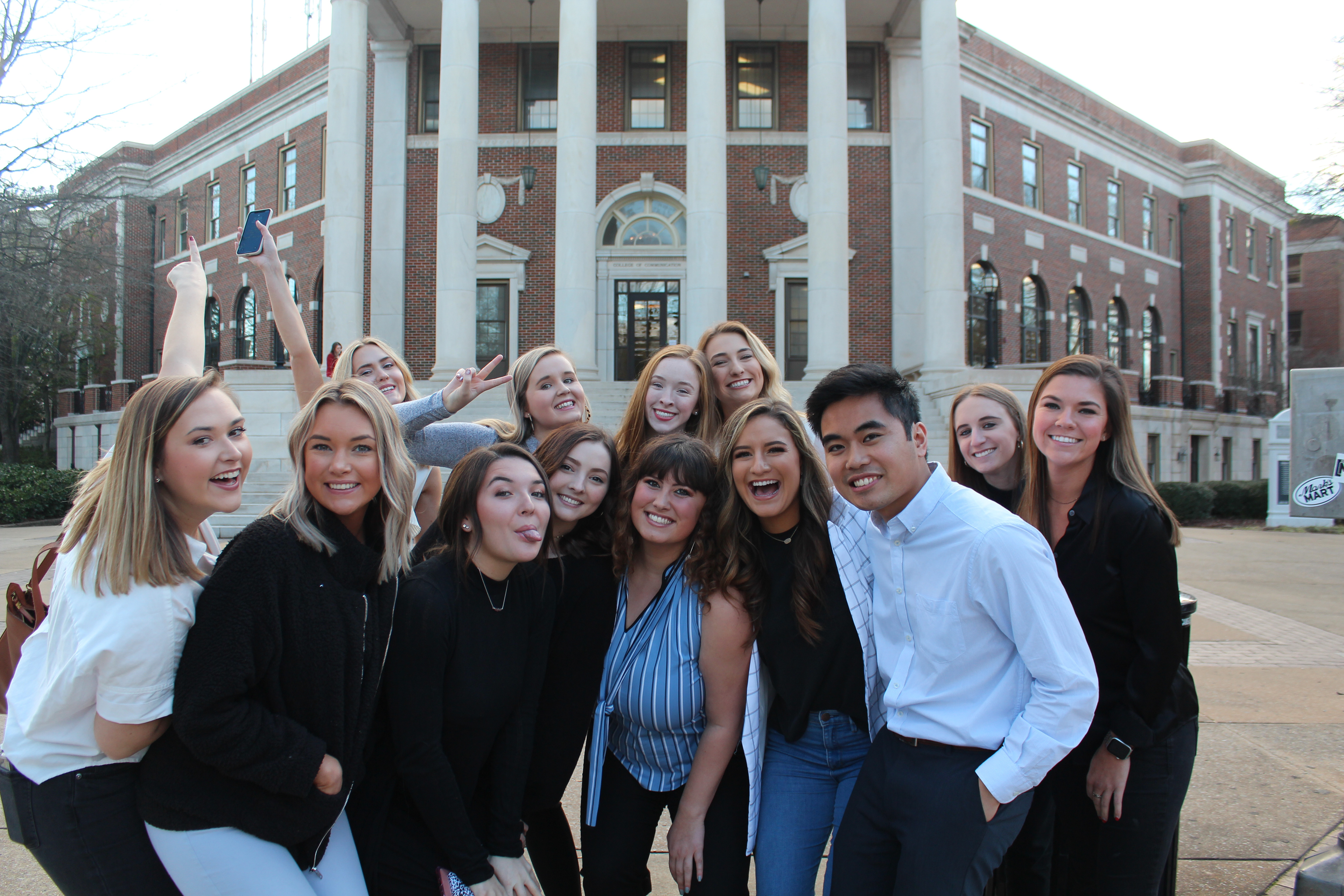 platform magazine team standing outside Reese Phifer