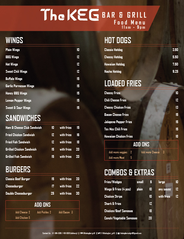 Food Menu