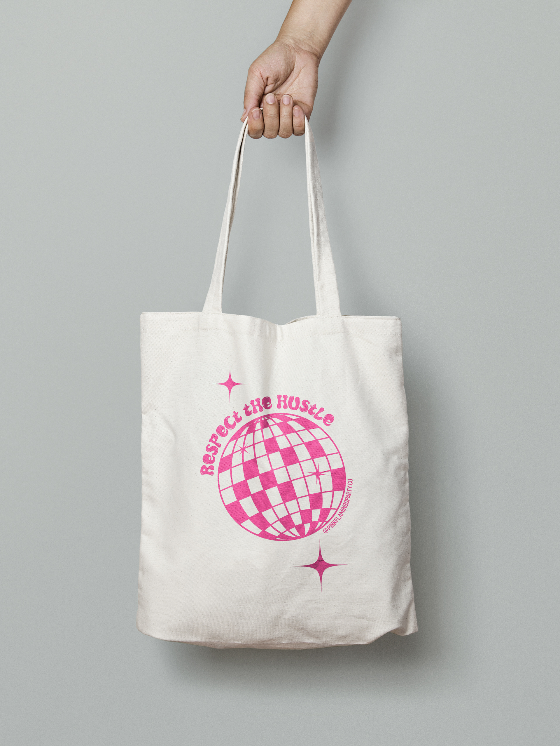 Respect The Hustle "Girl Power Style" Canvas Bags