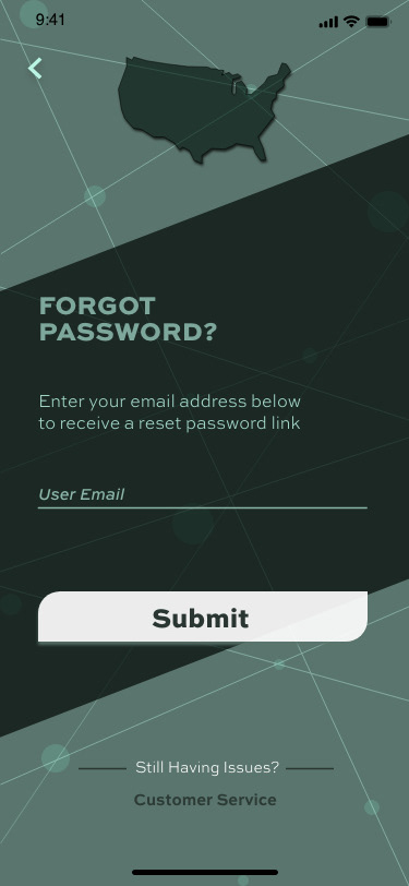 Flat Design- Forgot Password Page