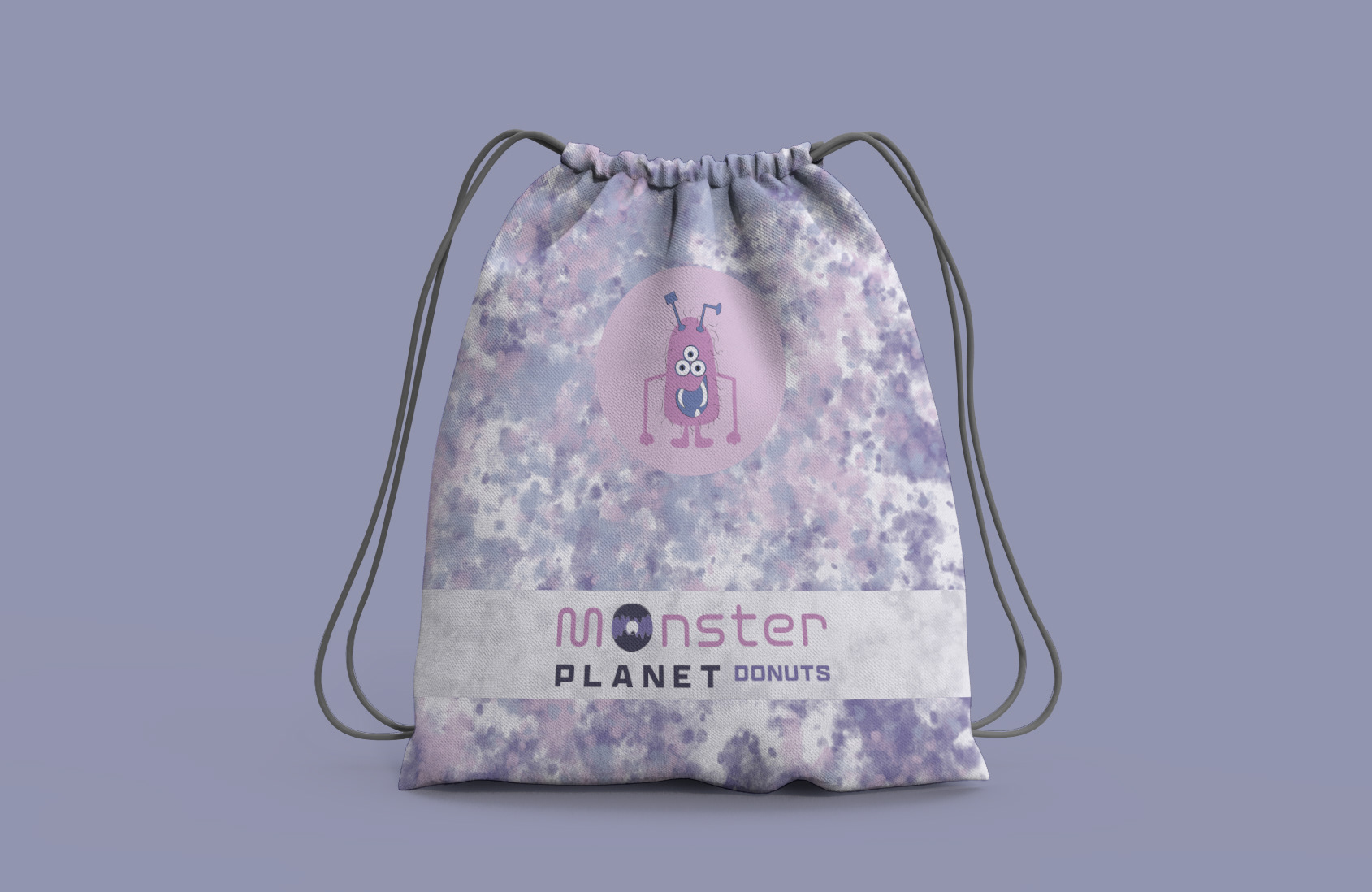 Mockup- Pull-string Bag Design