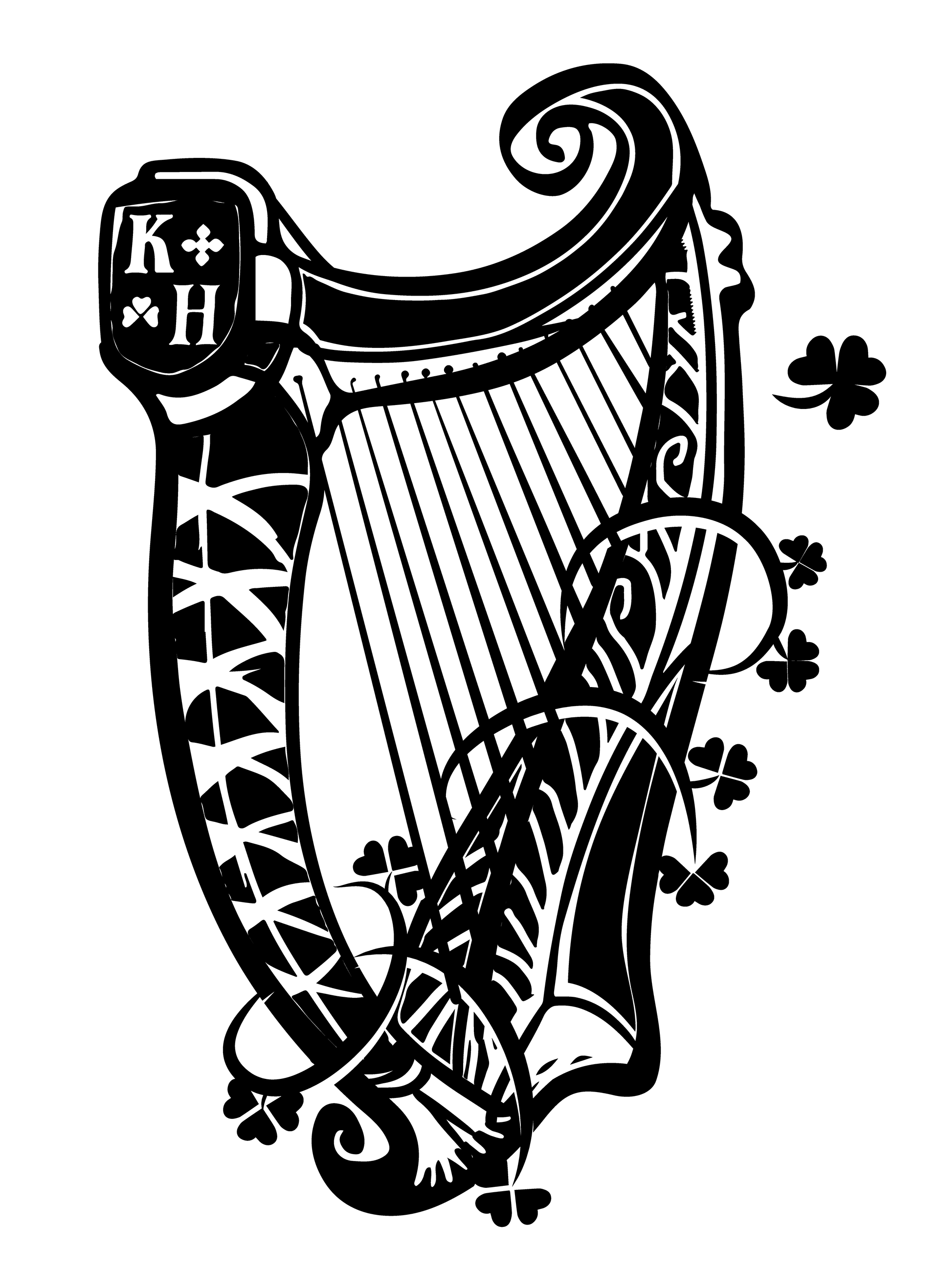 Logo Harp - Black/White