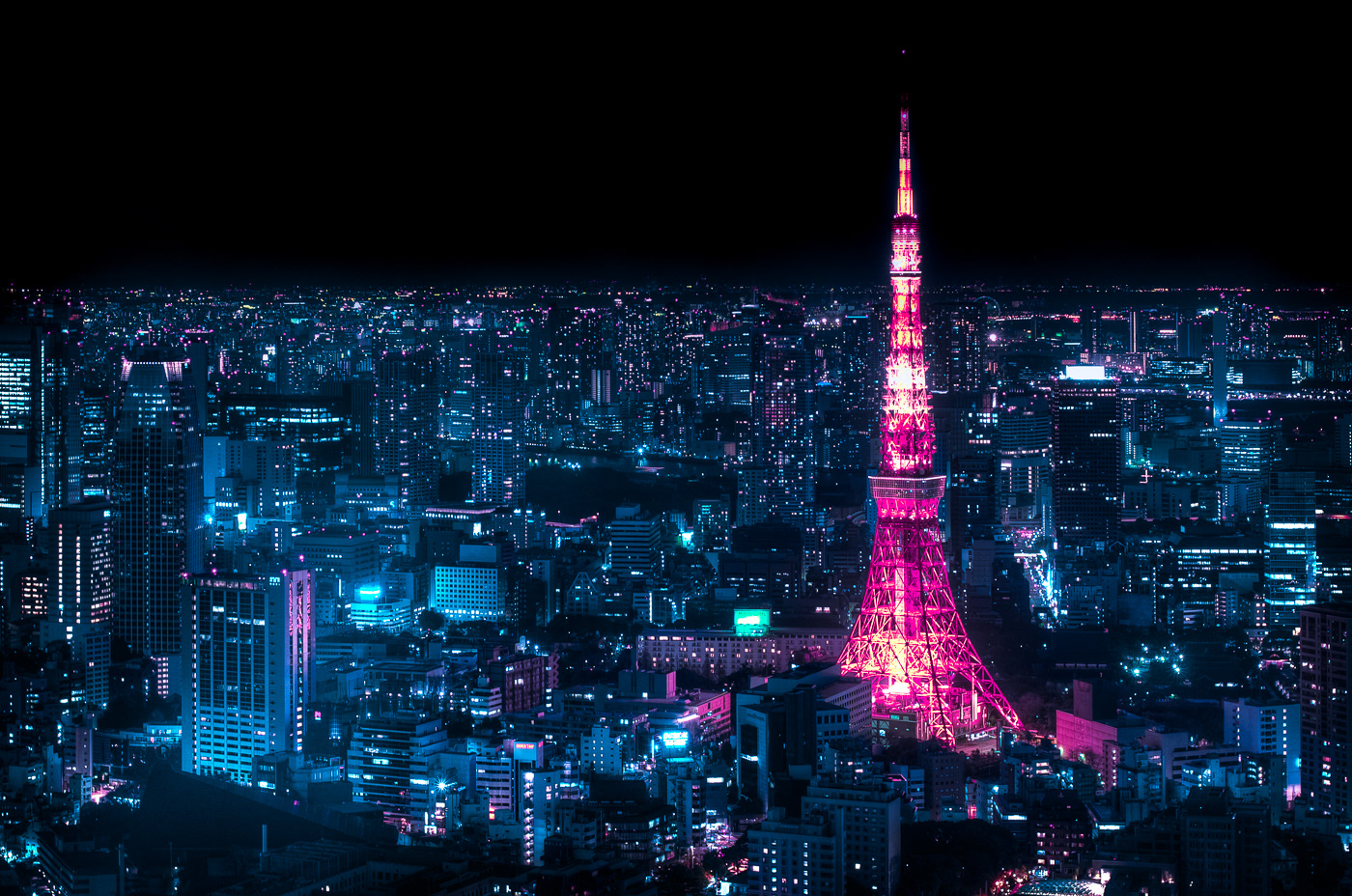 TOKYO TOWER AT NIGHT