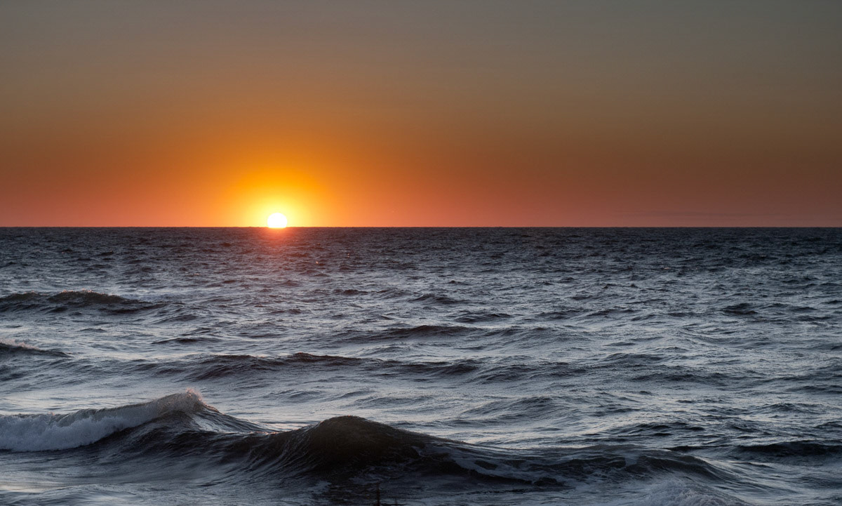 Cold sunset