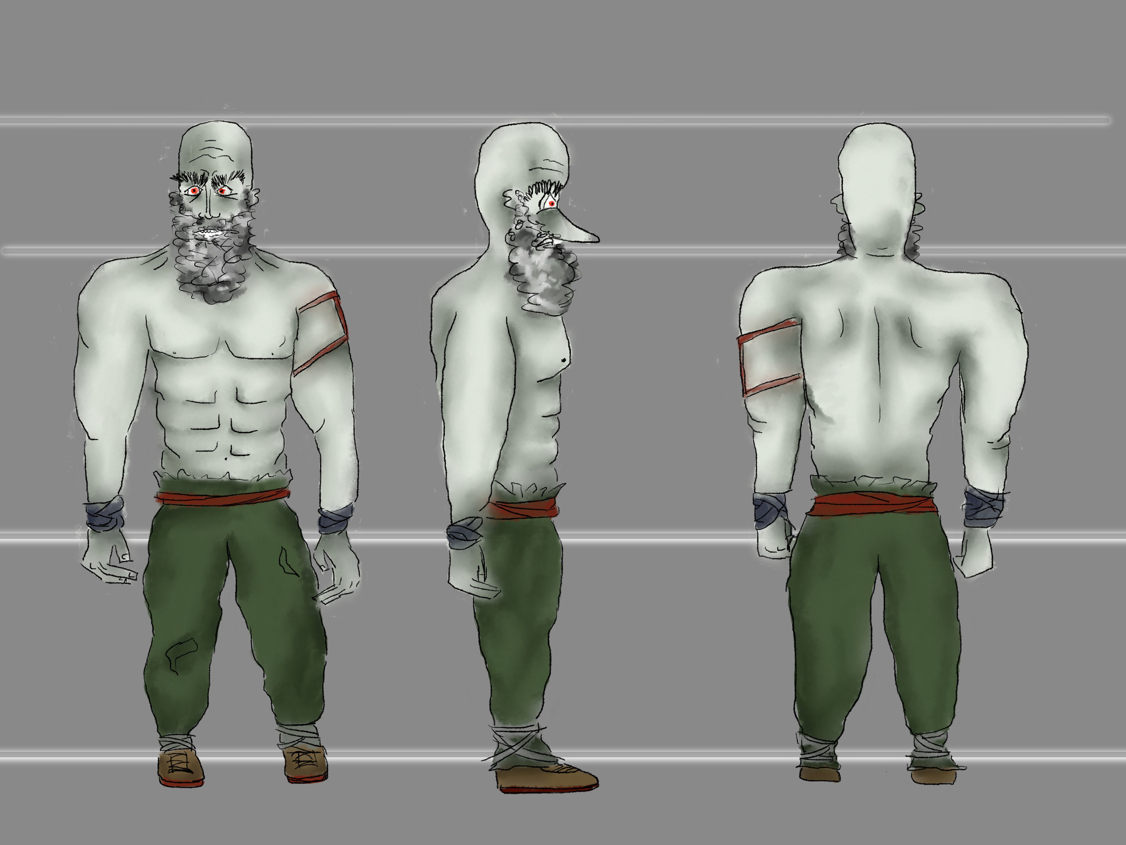 Charater design 'The Barbarien'