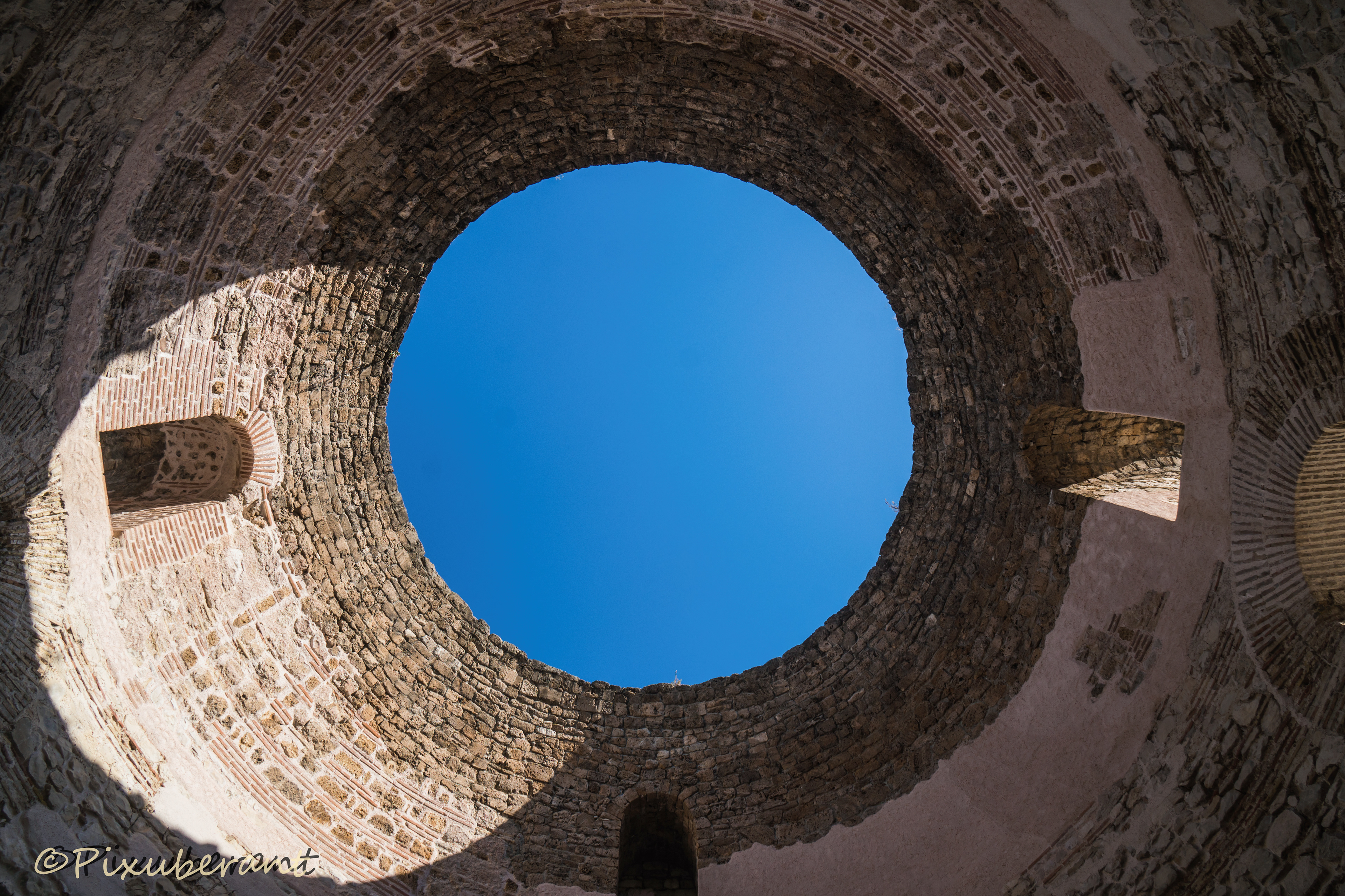 Inside the Diocletian palace - the open air waiting room