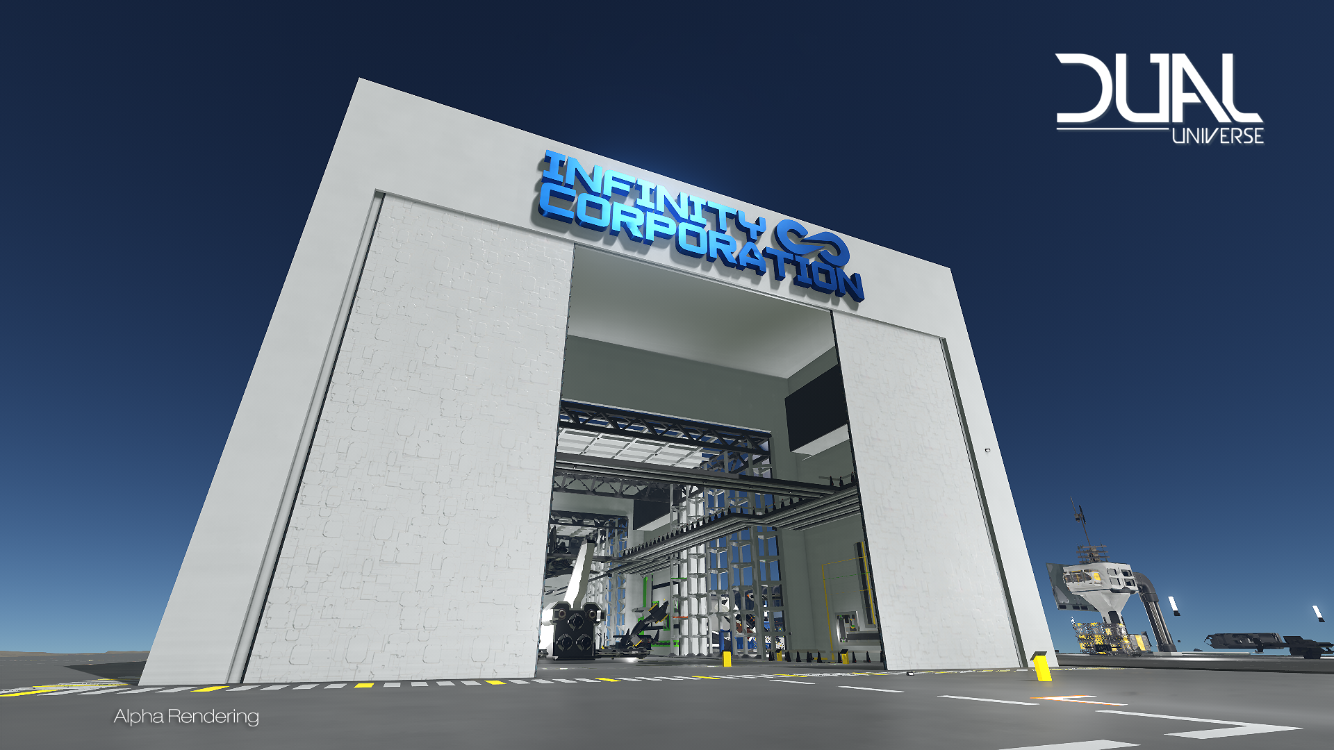 Alioth Air & Space Museum by Geo for Infinity Corporation in Dual Universe Alpha 2