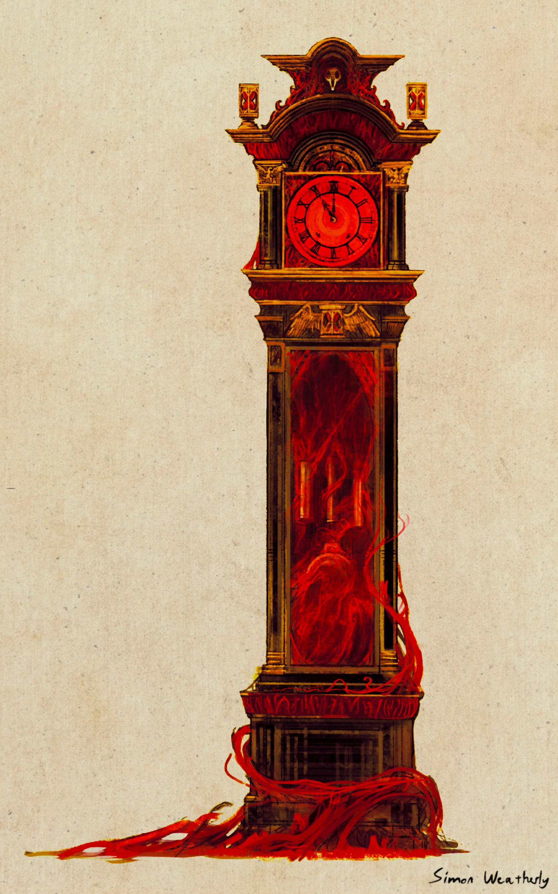 Red Death Clock