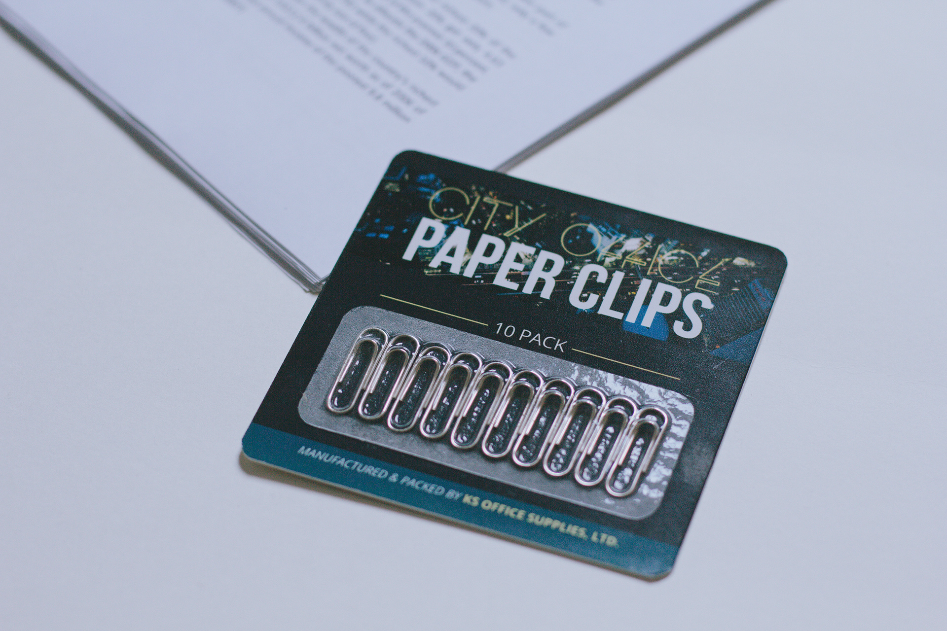 Pinoforma Paper Clip Packaging