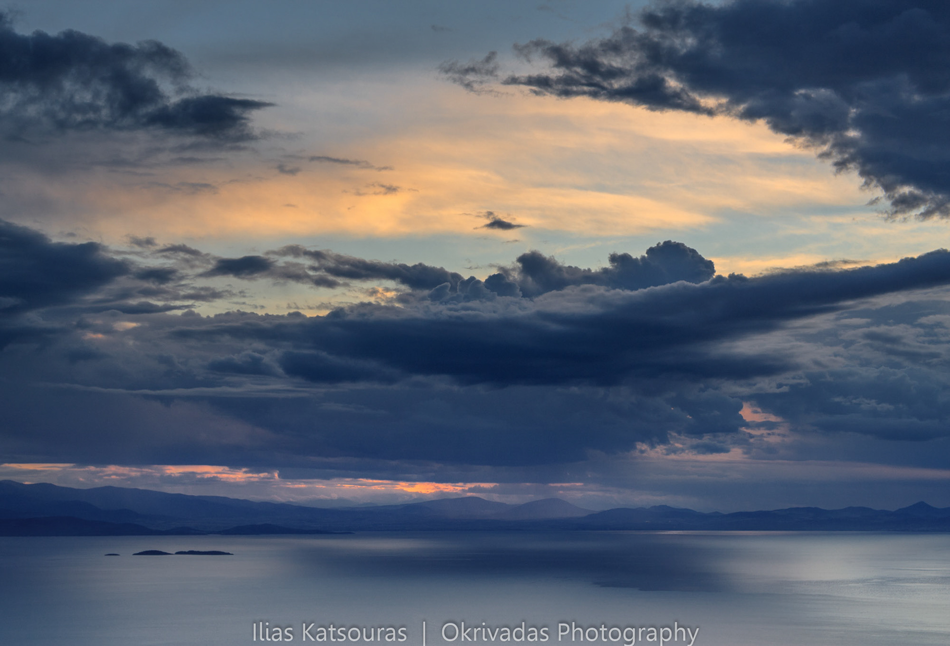 Cloudy seascape τοπίο θάλασσα σύννεφα πήλιο