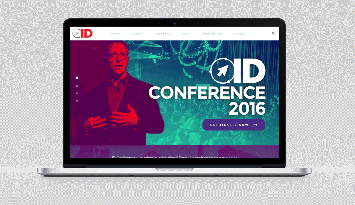 ID Conference Website Design Concept and Branding