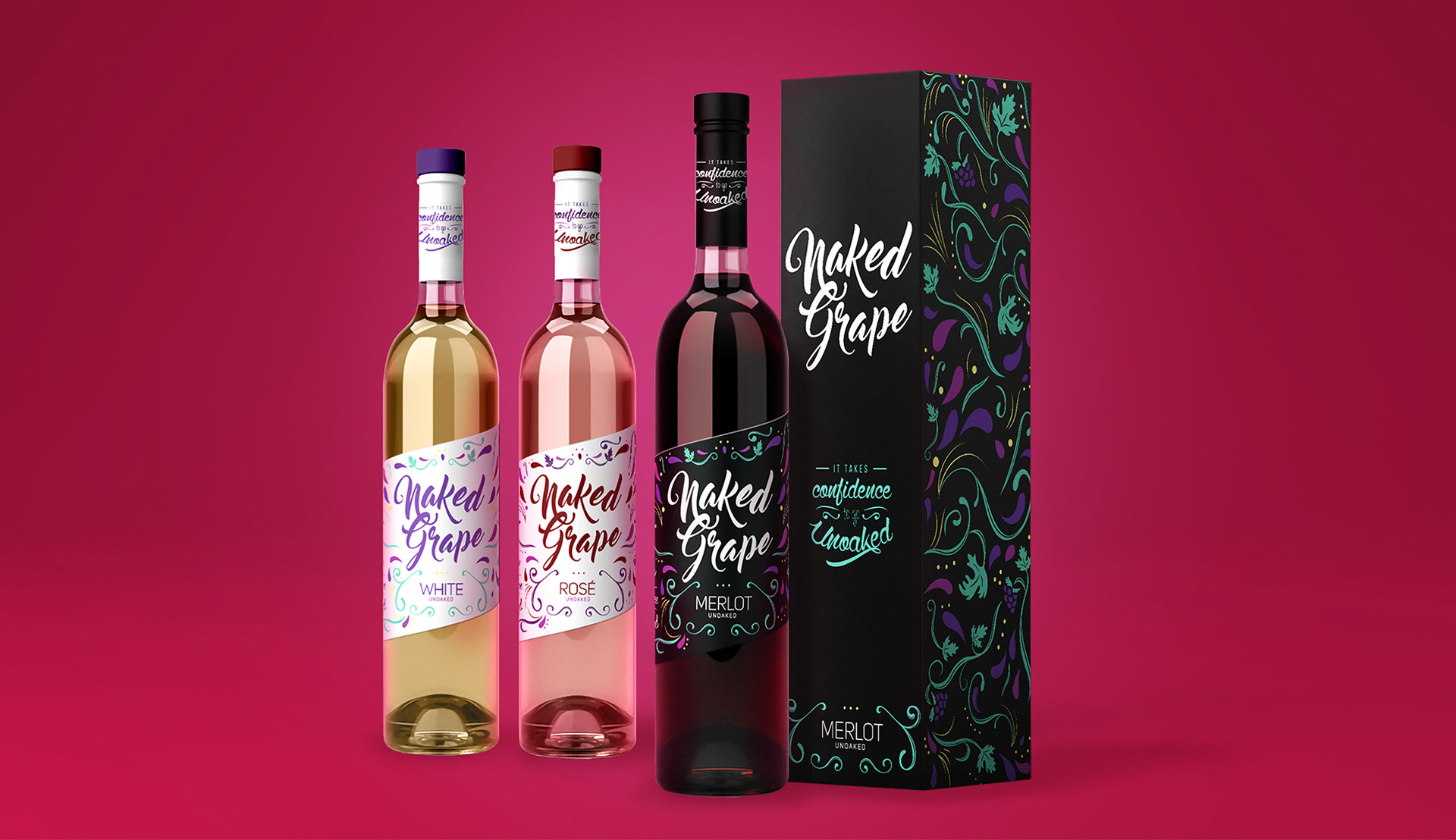 Naked Grape Wine Redesign Concept and Packaging