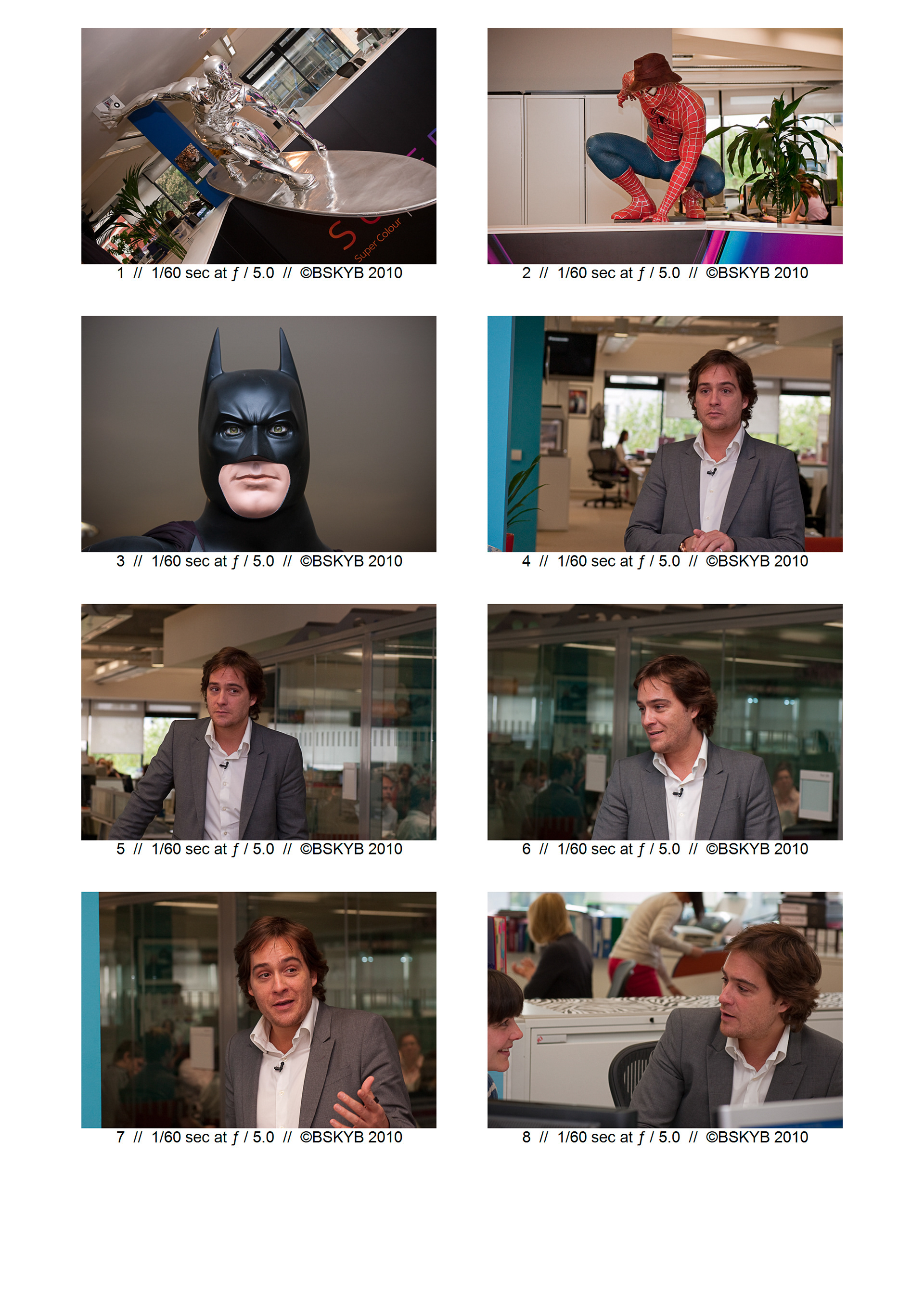 Colleague and office photos for Sky