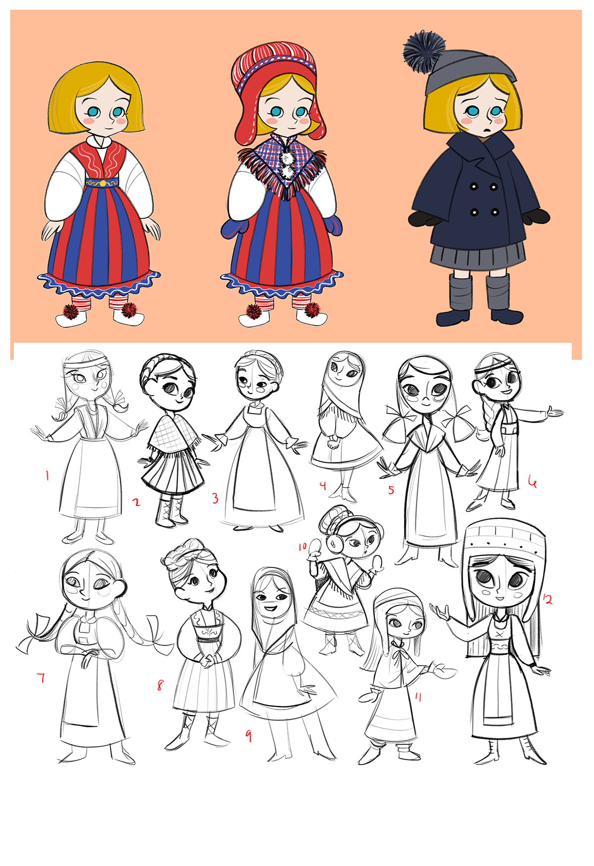 Joanna Davidovich: Animation Artist - Character Designs