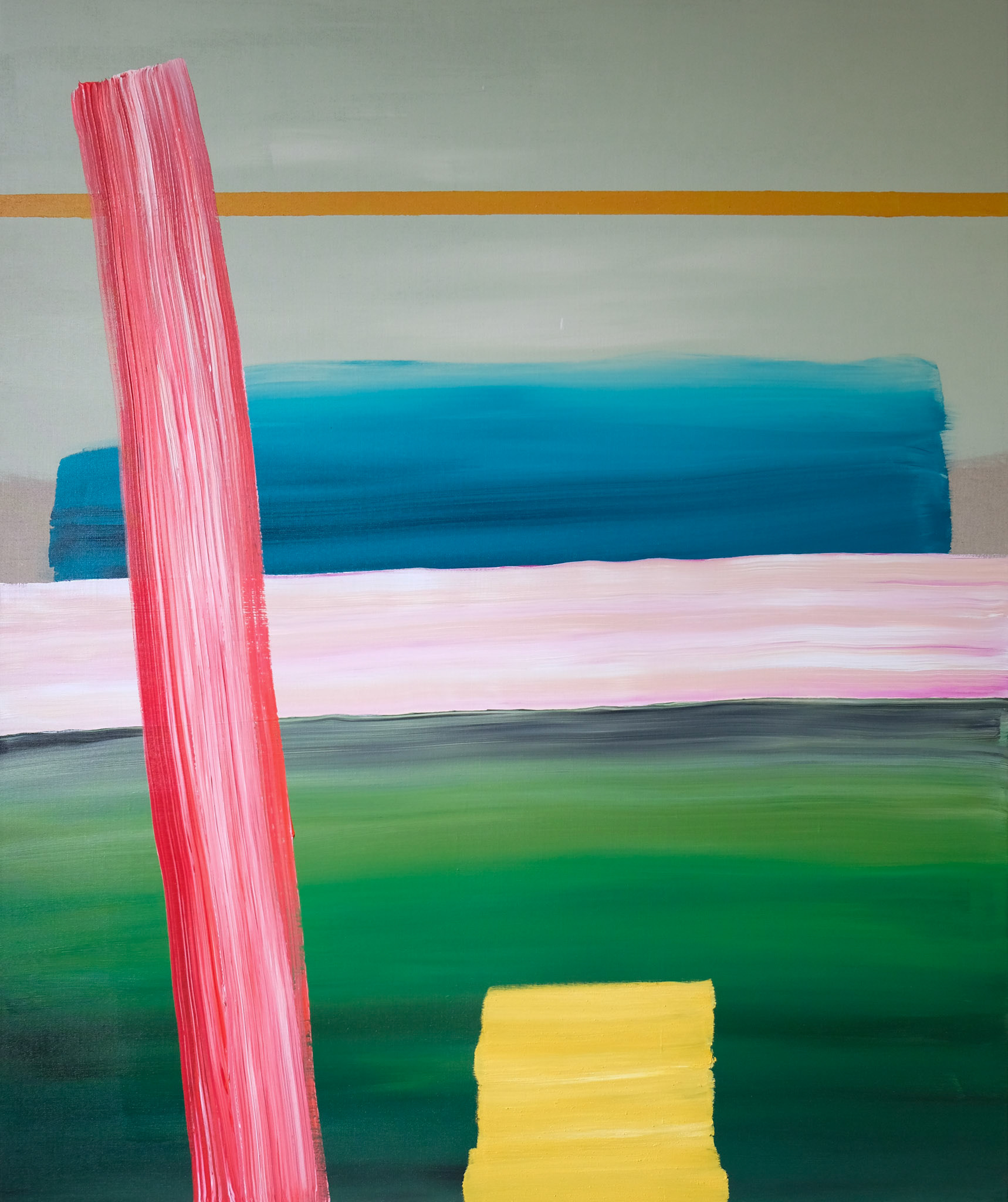 Untitled (Rhubard) 120 x 100 cms