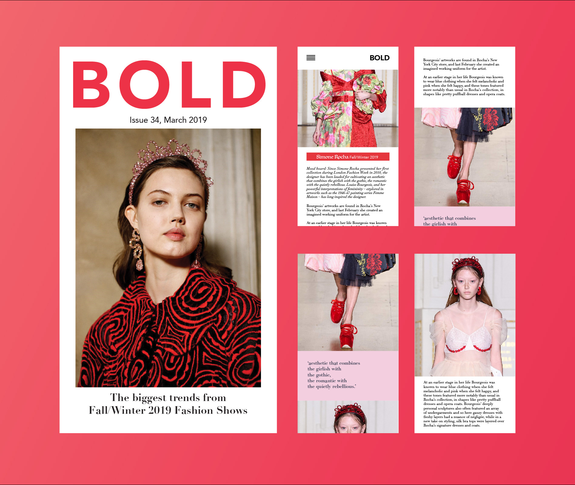 Mobile layout design