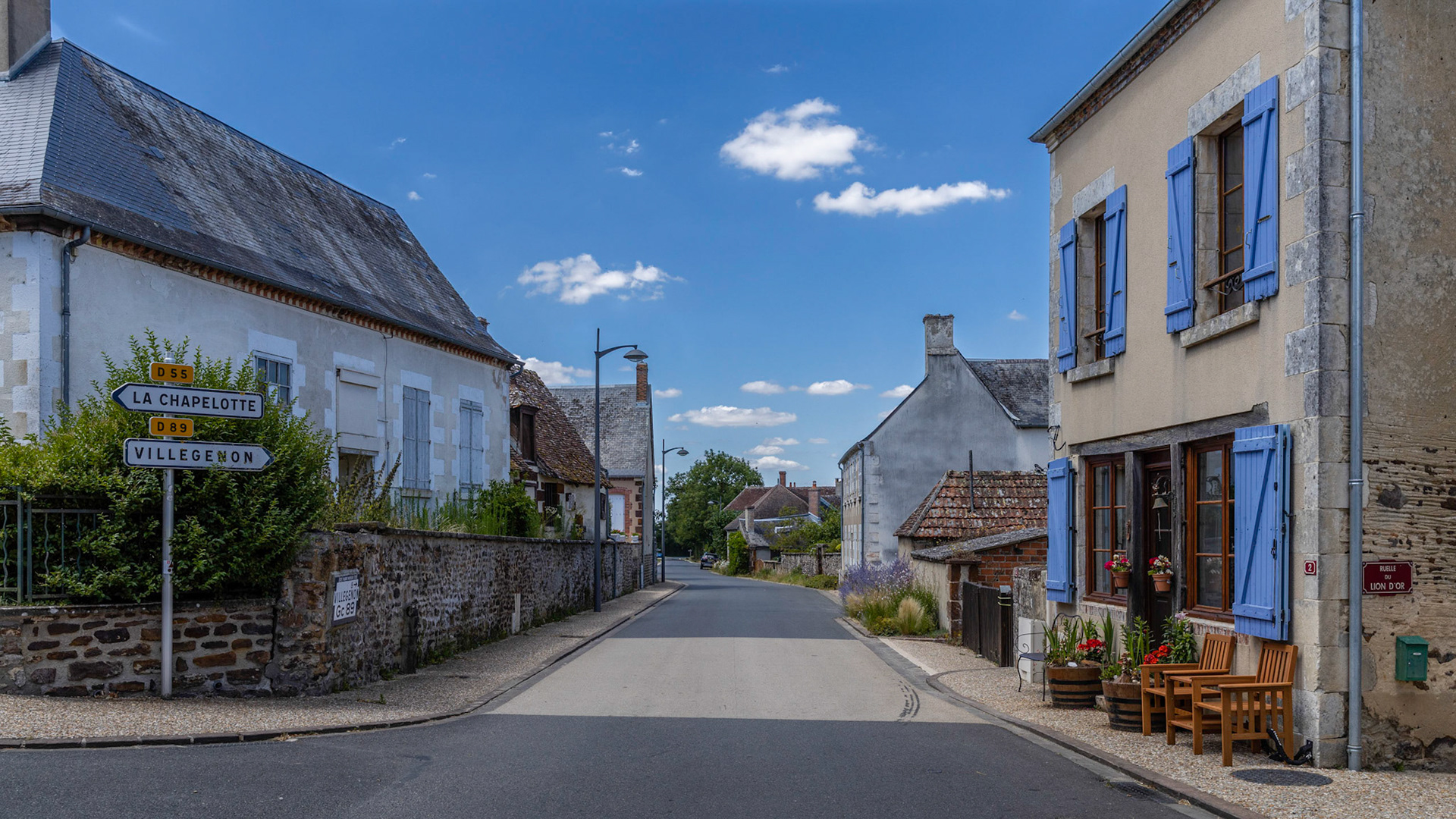 Route de Villegenon au Noyer