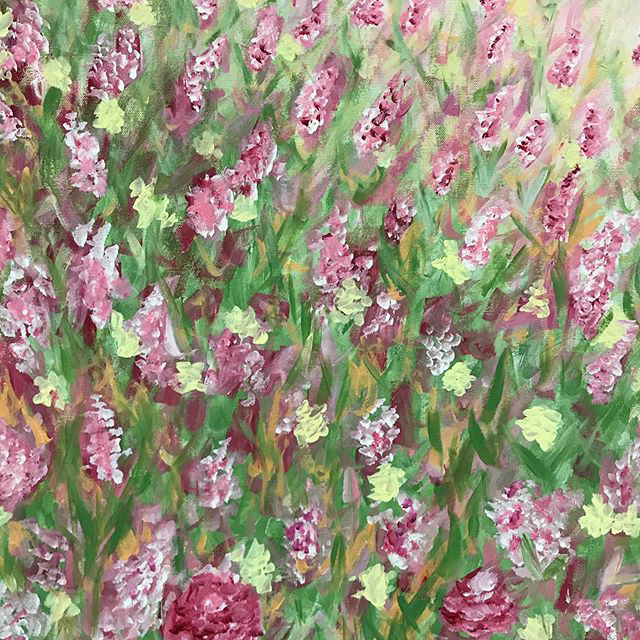 "Field of Flowers" | 18" x 24" | Acrylic on canvas