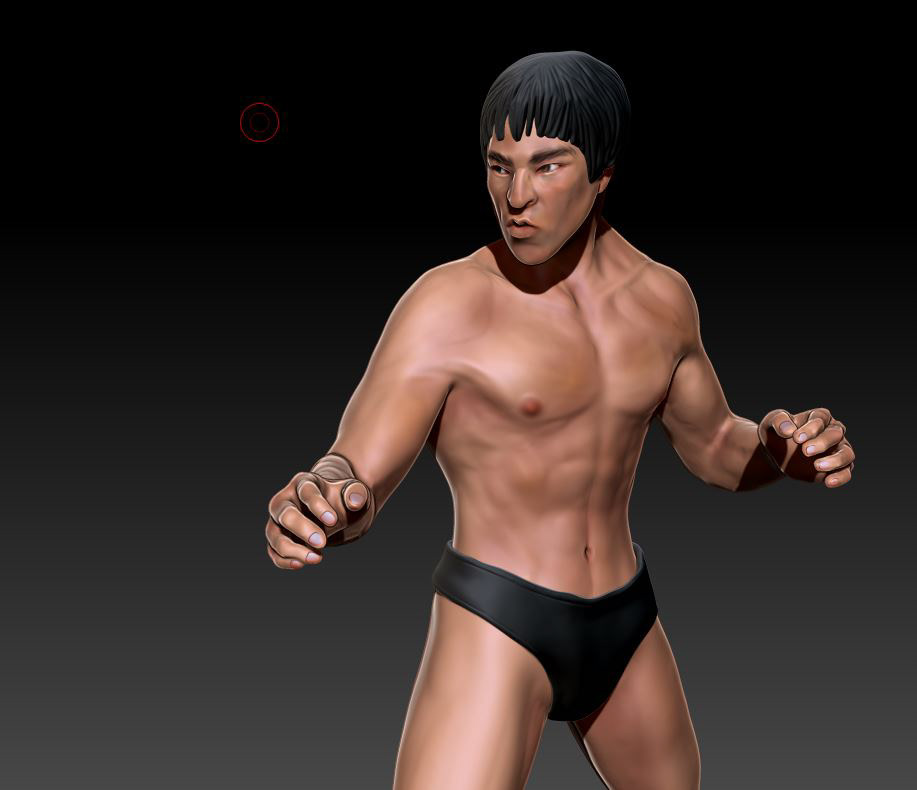 Bruce Lee Zbrush sculpt