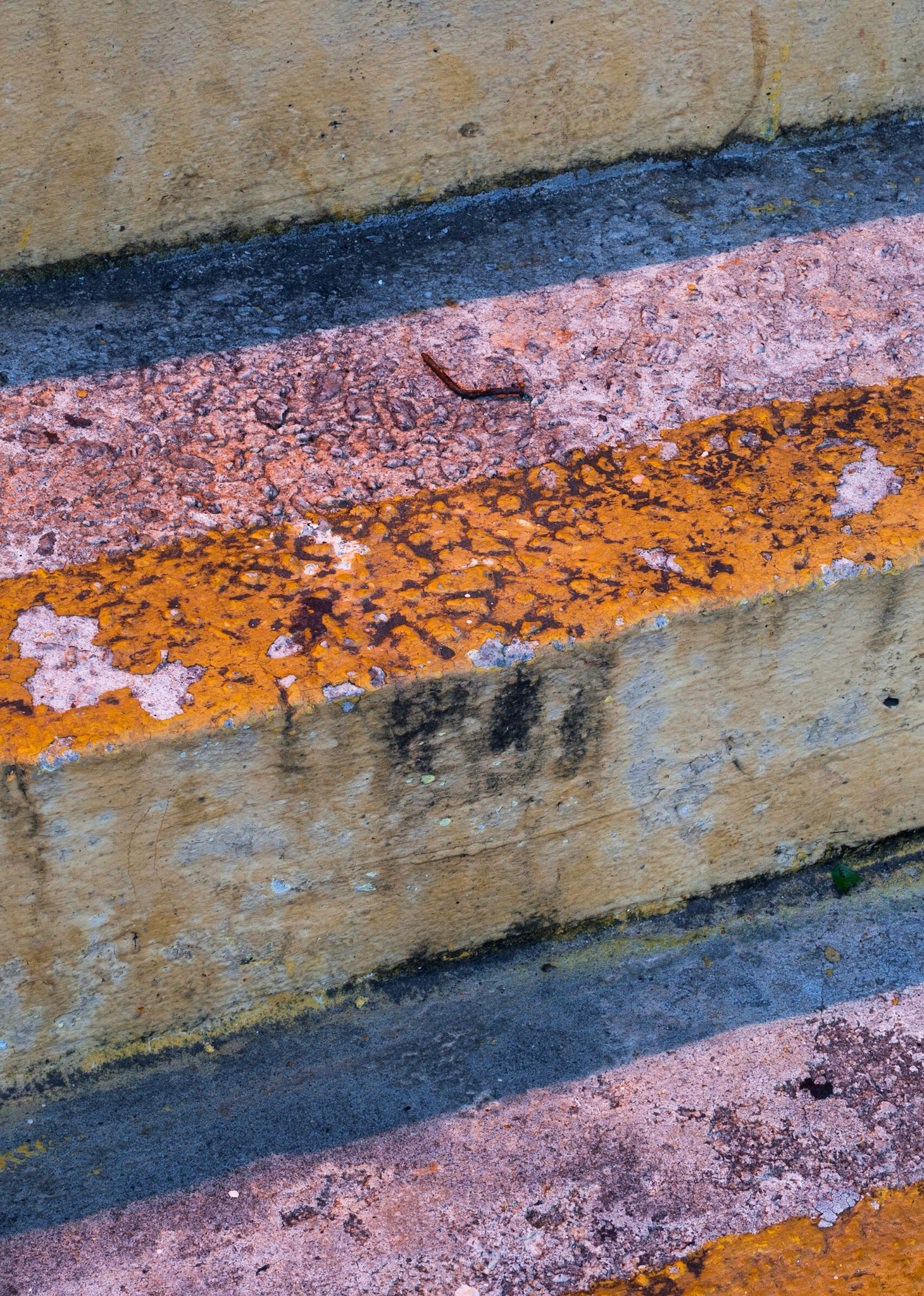 Weathered Steps with Bent Nail at Twilight, Atlanta Georgia 2011