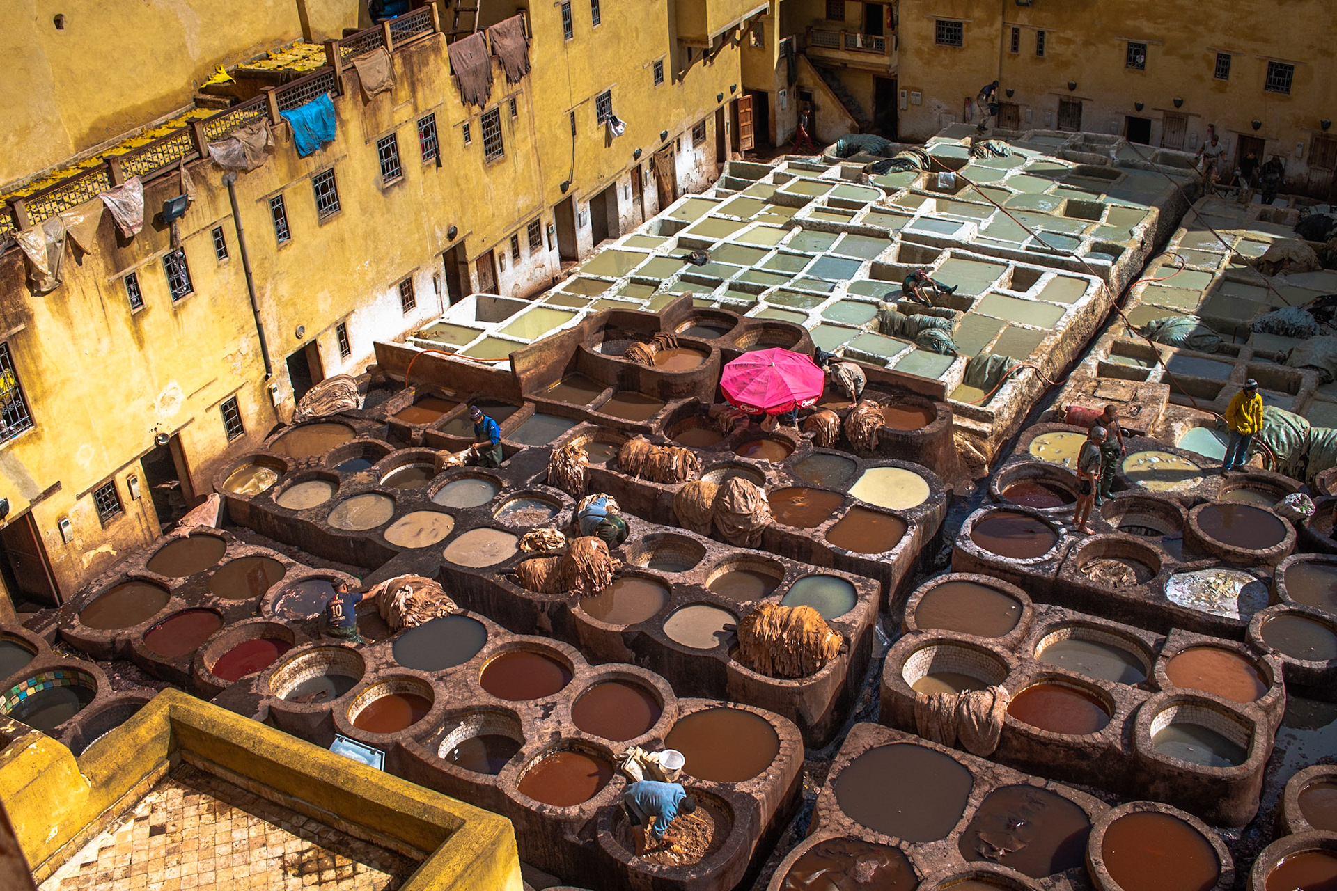The Leather Tanneries of Fez, Morocco