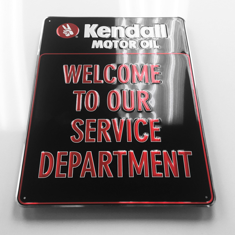 Kendal Motor Oil Sign