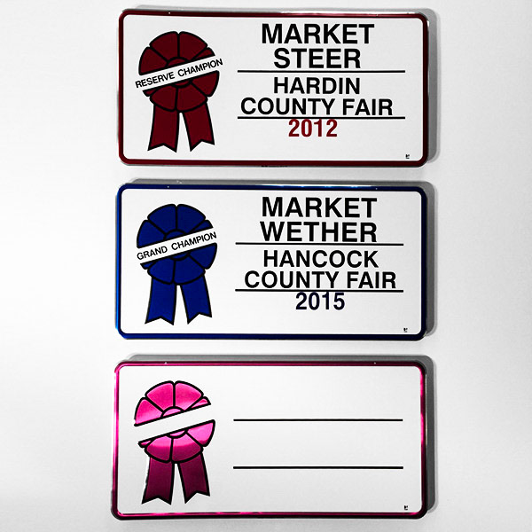 Custom Fair Award Sign